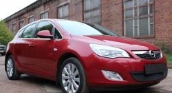 1 469 р. Сетка на бампер Russtal (черная) Opel Astra J хэтчбек 5 дв. дорестайлинг (2009-2012)  с доставкой в г. Майкоп. Увеличить фотографию 2