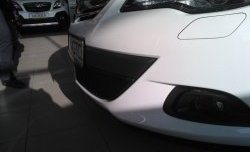1 469 р. Сетка на бампер GTC Russtal (черная) Opel Astra J хэтчбек 5 дв. дорестайлинг (2009-2012)  с доставкой в г. Майкоп. Увеличить фотографию 2