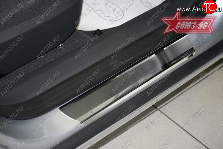 2 114 р. Накладки на внутренние пороги Souz-96 Opel Astra J хэтчбек 5 дв. дорестайлинг (2009-2012)  с доставкой в г. Майкоп
