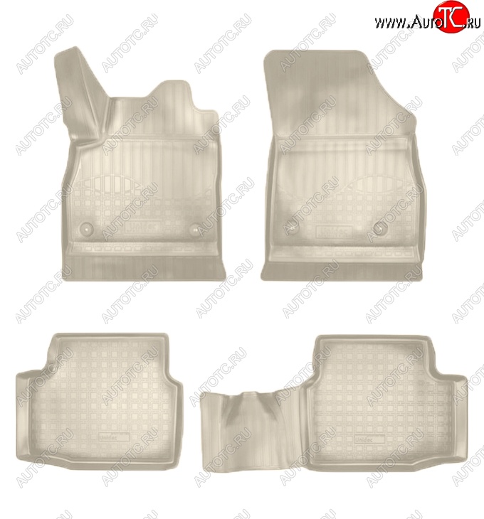 2 799 р. Коврики салонные Noplast (3D)  Opel Astra  K (2015-2021) универсал дорестайлинг, хэтчбек дорестайлинг, универсал рестайлинг, хэтчбек рестайлинг (Бежевые)  с доставкой в г. Майкоп