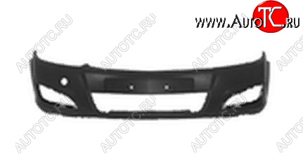 12 999 р. Передний бампер POLCAR Opel Astra H универсал рестайлинг (2007-2015) (неокрашенный)  с доставкой в г. Майкоп
