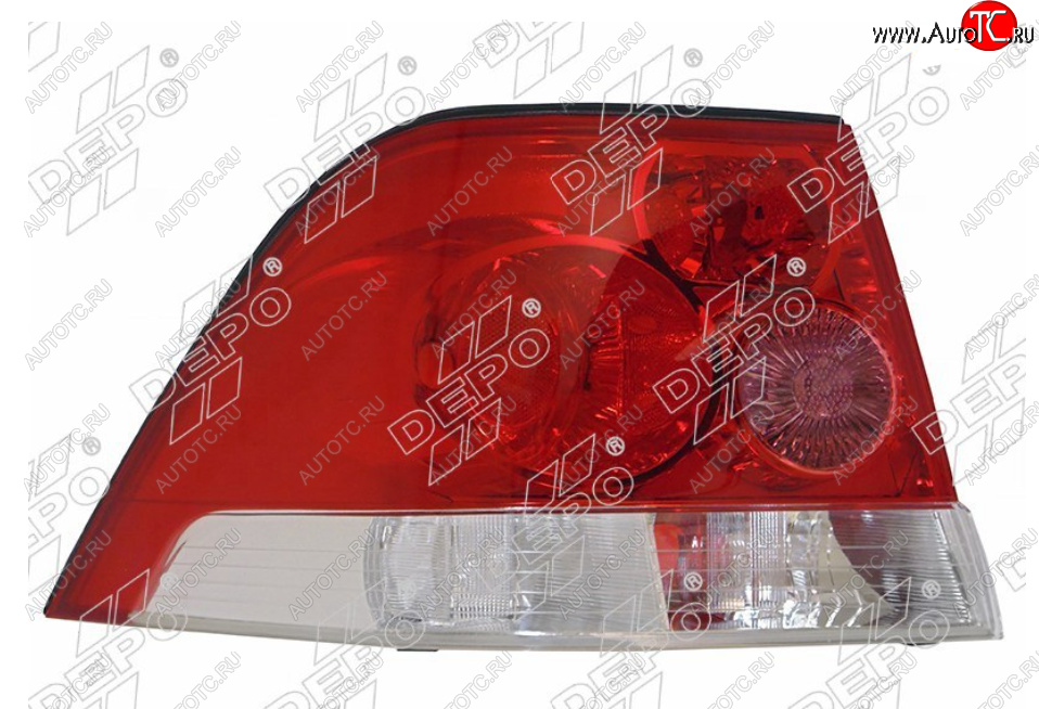 8 849 р. Левый фонарь задний DEPO Opel Astra H седан рестайлинг (2007-2009)  с доставкой в г. Майкоп
