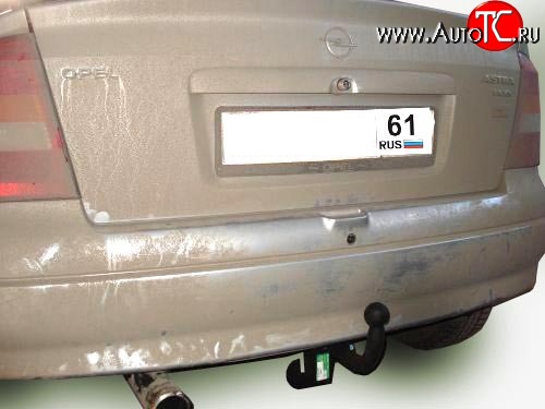 7 599 р. Фаркоп (хетчбек, седан) Лидер Плюс Opel Astra G седан (1998-2005) (Без электропакета)  с доставкой в г. Майкоп