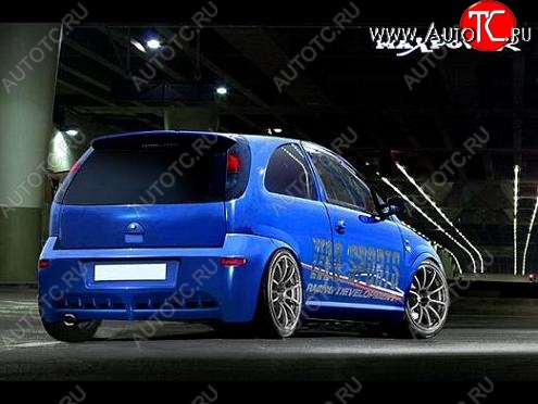 23 969 р. Задний бампер EVO Opel Corsa C (2000-2006)  с доставкой в г. Майкоп