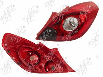Правый фонарь задний DEPO Opel Corsa D 2-ой рестайлинг, хэтчбэк 3 дв. (2011-2014)