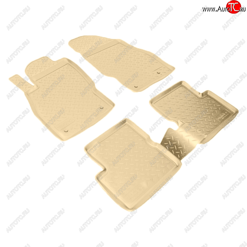 2 669 р. Коврики салона Norplast Unidec  Opel Corsa  D (2006-2014) дорестайлинг, хэтчбэк 3 дв., 1-ый рестайлинг, хэтчбэк 3 дв., 1-ый рестайлинг, хэтчбэк 5 дв.,  2-ой рестайлинг, хэтчбэк 5 дв., 2-ой рестайлинг, хэтчбэк 3 дв. (Цвет: бежевый)  с доставкой в г. Майкоп