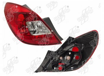 Левый фонарь задний DEPO Opel Corsa D   дорестайлинг, хэтчбэк 5 дв. (2006-2010)
