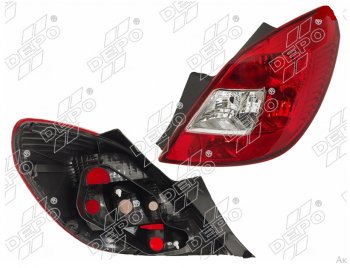 Правый фонарь задний DEPO Opel Corsa D   дорестайлинг, хэтчбэк 5 дв. (2006-2010)