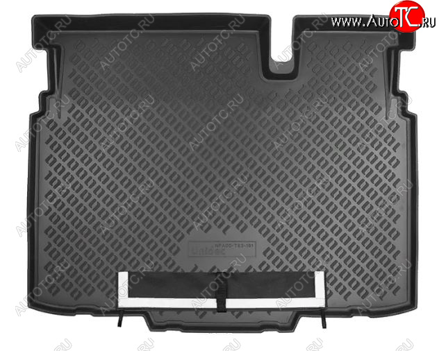 2 979 р. Коврик багажника Norplast (на нижнюю полку)  Opel Crossland  X (2017-2025) (Черный, с погрузочным ковриком (фартуком))  с доставкой в г. Майкоп