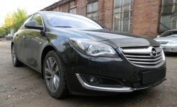 1 469 р. Сетка на бампер (рестайлинг) Russtal (черная) Opel Insignia A универсал рестайлинг (2013-2017)  с доставкой в г. Майкоп. Увеличить фотографию 3