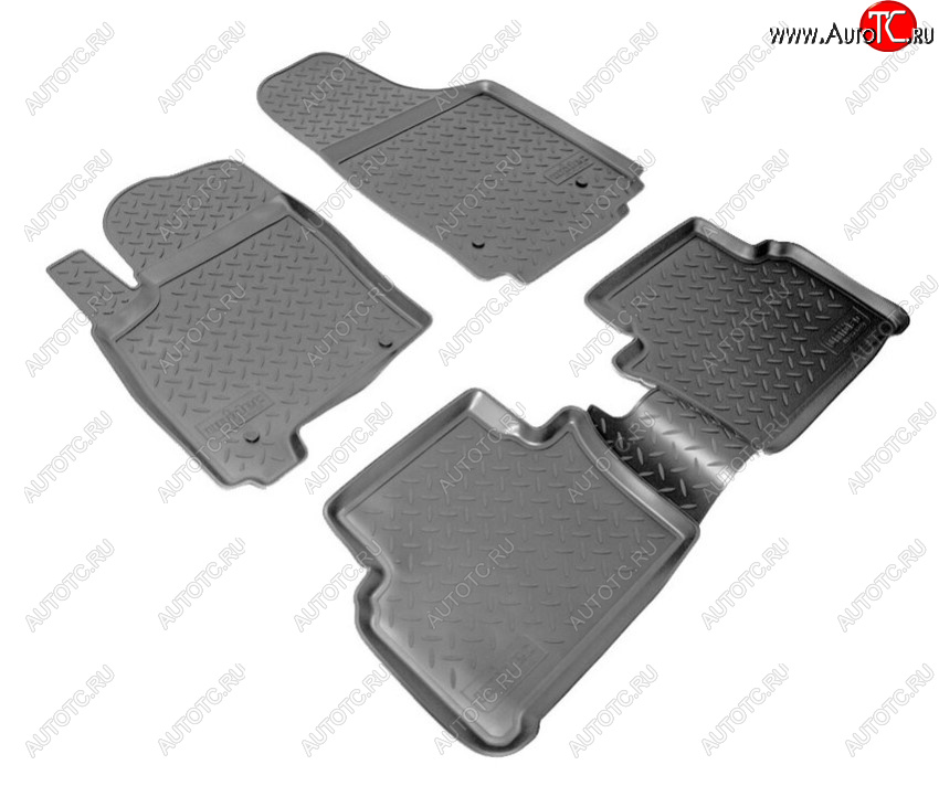 2 069 р. Комплект ковриков в салон Norplast Unidec Opel Meriva A (2002-2010) (Цвет: черный)  с доставкой в г. Майкоп