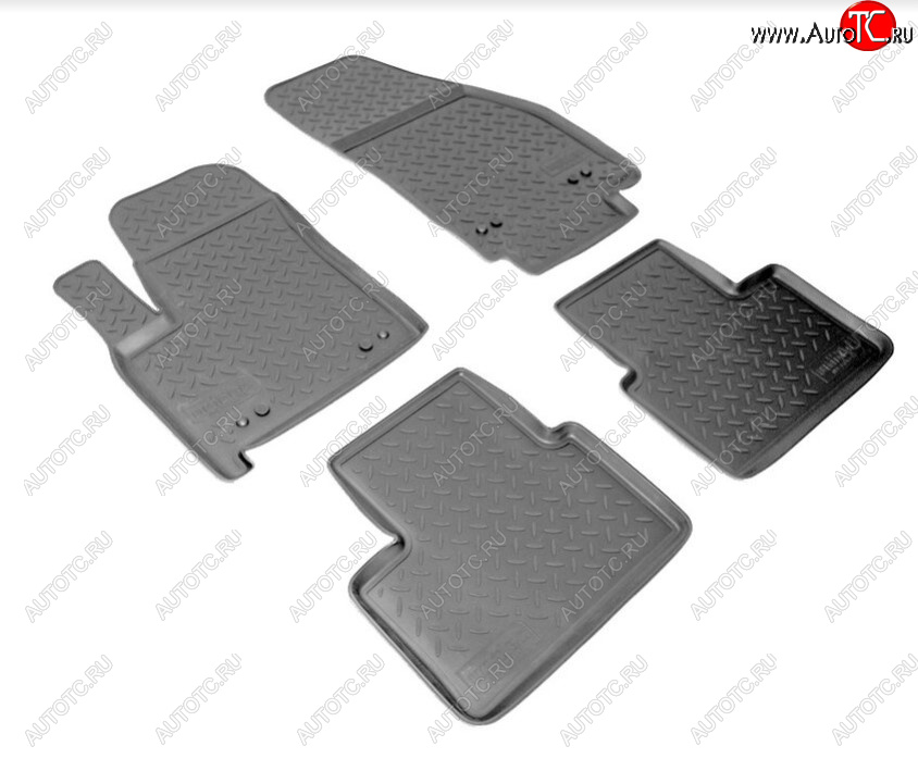 2 139 р. Комплект ковриков в салон Norplast Unidec Opel Meriva B (2010-2013) (Цвет: черный)  с доставкой в г. Майкоп