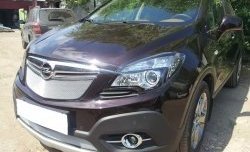 1 539 р. Нижняя сетка на бампер Russtal (хром) Opel Mokka  дорестайлинг (2012-2016)  с доставкой в г. Майкоп. Увеличить фотографию 4