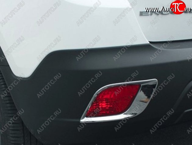 3 599 р. Накладки на задние отражатели СТ Opel Mokka  дорестайлинг (2012-2016)  с доставкой в г. Майкоп