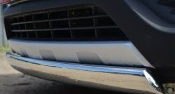 11 599 р. Защита переднего бампера (Ø75х42 мм, нержавейка) Russtal Opel Mokka  дорестайлинг (2012-2016)  с доставкой в г. Майкоп. Увеличить фотографию 3