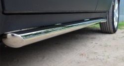 76 999 р. Защита порогов из круглой трубы диаметром 63 мм Russtal Opel Mokka  дорестайлинг (2012-2016) (Защита порогов с со скосами на торцах (вариант 1))  с доставкой в г. Майкоп. Увеличить фотографию 3