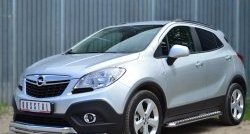24 649 р. Широкая защита порогов SLITKOFF Opel Mokka  дорестайлинг (2012-2016)  с доставкой в г. Майкоп. Увеличить фотографию 4