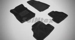 Износостойкие коврики в салон SeiNtex Premium 3D 4 шт. (ворсовые, черные) Opel Mokka (2012-2016)  дорестайлинг