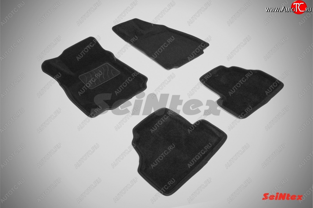 5 699 р. Износостойкие коврики в салон SeiNtex Premium 3D 4 шт. (ворсовые, черные) Opel Mokka  дорестайлинг (2012-2016)  с доставкой в г. Майкоп