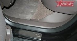 2 114 р. Накладки на внутренние пороги Souz-96 Opel Mokka  дорестайлинг (2012-2016)  с доставкой в г. Майкоп. Увеличить фотографию 2