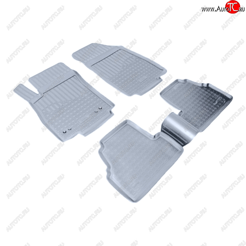 3 179 р. Коврики салона Norplast Unidec  Opel Mokka (2012-2016)  дорестайлинг (Цвет: серый)  с доставкой в г. Майкоп
