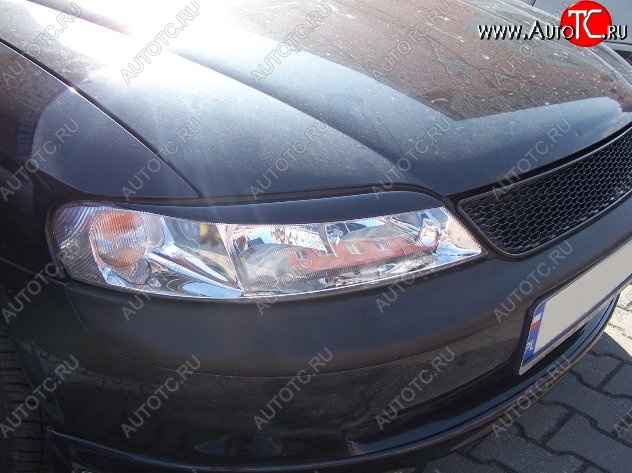 1 649 р. Реснички на фары CT v2 Opel Omega B седан (1994-2004) (Неокрашенные)  с доставкой в г. Майкоп