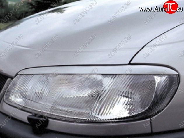 1 649 р. Реснички на фары CT Opel Omega B седан (1994-2004) (Неокрашенные)  с доставкой в г. Майкоп