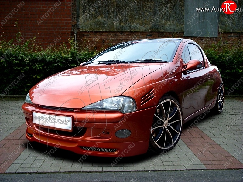 13 199 р. Накладка на передний бампер Rieger Opel Tigra A (1994-2001)  с доставкой в г. Майкоп