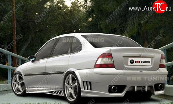 23 969 р. Задний бампер ST1 Opel Vectra B седан дорестайлинг (1995-1999)  с доставкой в г. Майкоп