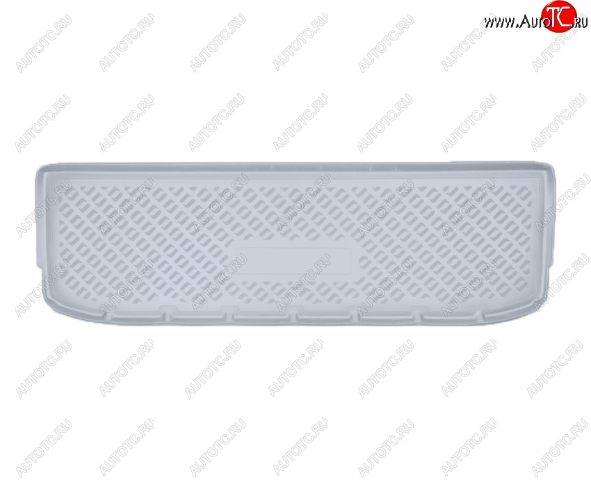 1 459 р. Коврик багажника Norplast Unidec (7 мест, разложенный 3 ряд )  Opel Zafira ( С,  C) (2011-2020) дорестайлинг, рестайлинг (Цвет: серый)  с доставкой в г. Майкоп
