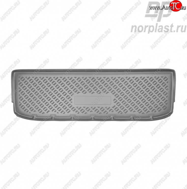 1 299 р. Коврик в багажник Norplast Unidec (7 мест, разложенный 3 ряд )  Opel Zafira  С (2011-2016) дорестайлинг (Цвет: черный)  с доставкой в г. Майкоп