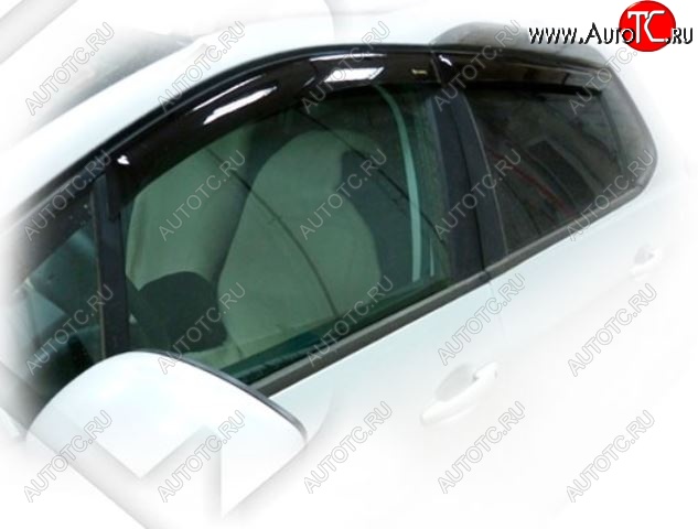 1 899 р. Дефлектора окон CA-Plastic  Peugeot 2008 (2013-2016)  дорестайлинг (Classic полупрозрачный, Без хром.молдинга)  с доставкой в г. Майкоп