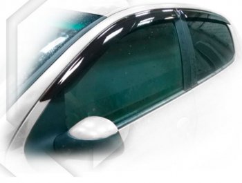 Дефлектора окон CA-Plastic Peugeot 206 хэтчбэк 5 дв. 2AC рестайлинг (2003-2009) (Classic полупрозрачный)