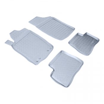 Коврики салона Norplast Unidec Peugeot 206 ( хэтчбэк 5 дв.,  хэтчбэк 3 дв.,  универсал,  седан) (1998-2009) 2AC дорестайлинг, 2EK рестайлинг, 2AC рестайлинг, 2B рестайлинг (Цвет: серый)