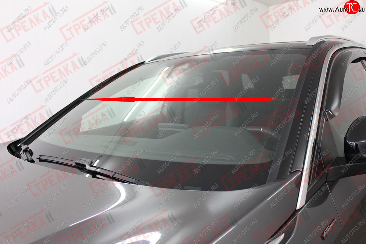 1 699 р. Водостоки (дефлектора) лобового стекла Стрелка 11 Peugeot 3008 2 (2016-2025)  с доставкой в г. Майкоп