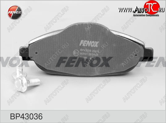 2 179 р. Колодка переднего дискового тормоза FENOX Peugeot 308 T7 хэтчбек 5 дв. дорестайлинг (2007-2011)  с доставкой в г. Майкоп