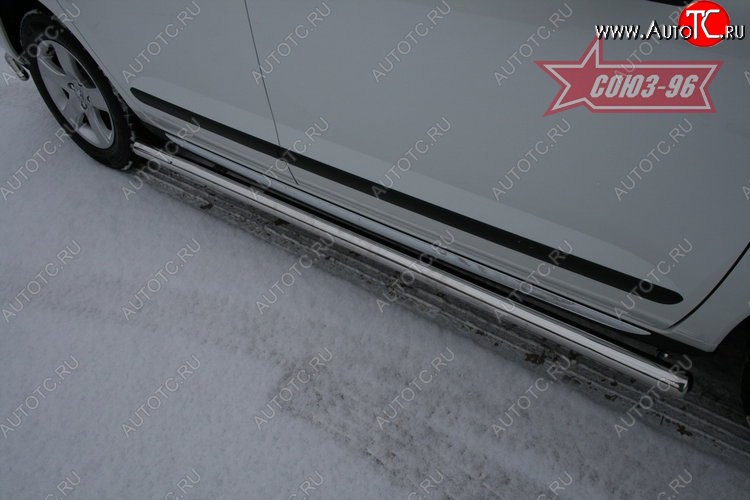 12 329 р. Защита порогов Souz-96 (d60) Peugeot 3008 рестайлинг (2013-2017)  с доставкой в г. Майкоп