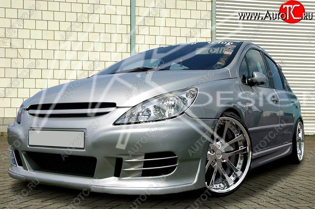 26 599 р. Передний бампер R1 Peugeot 307 универсал дорестайлинг (2001-2005)  с доставкой в г. Майкоп