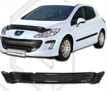 Дефлектор капота CA-Plastiс Peugeot 308  T7 (2007-2011) универсал дорестайлинг