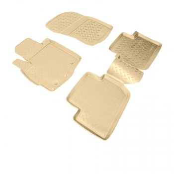 Коврики салона Norplast Unidec Peugeot 4007 (2007-2012) (Цвет: бежевый)