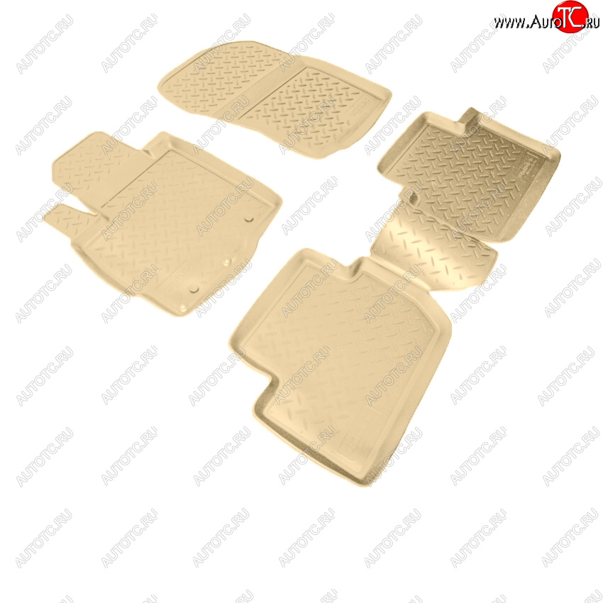 3 099 р. Коврики салона Norplast Unidec  Peugeot 4007 (2007-2012) (Цвет: бежевый)  с доставкой в г. Майкоп
