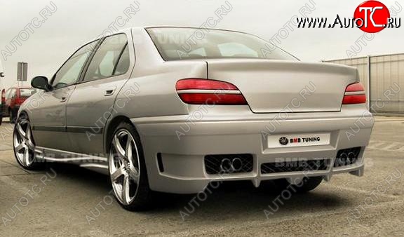 23 969 р. Задний бампер В2 Peugeot 406 8B седан дорестайлинг (1995-1999)  с доставкой в г. Майкоп