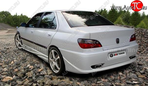 22 899 р. Задний бампер ВМВ Peugeot 406 8B седан дорестайлинг (1995-1999)  с доставкой в г. Майкоп