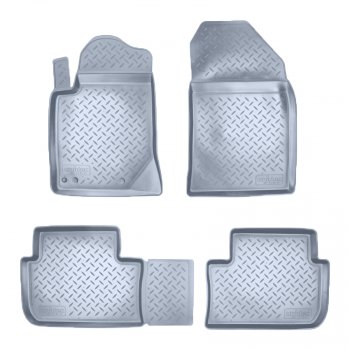 Коврики салона Norplast Unidec Peugeot 407 ( седан,  универсал) (2004-2011) (Цвет: серый)