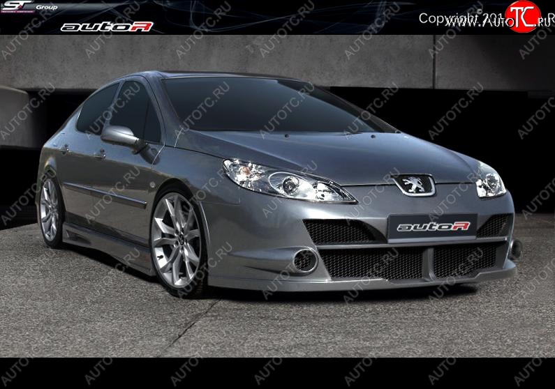 25 899 р. Передний бампер Auto-R Peugeot 407 седан (2004-2010)  с доставкой в г. Майкоп