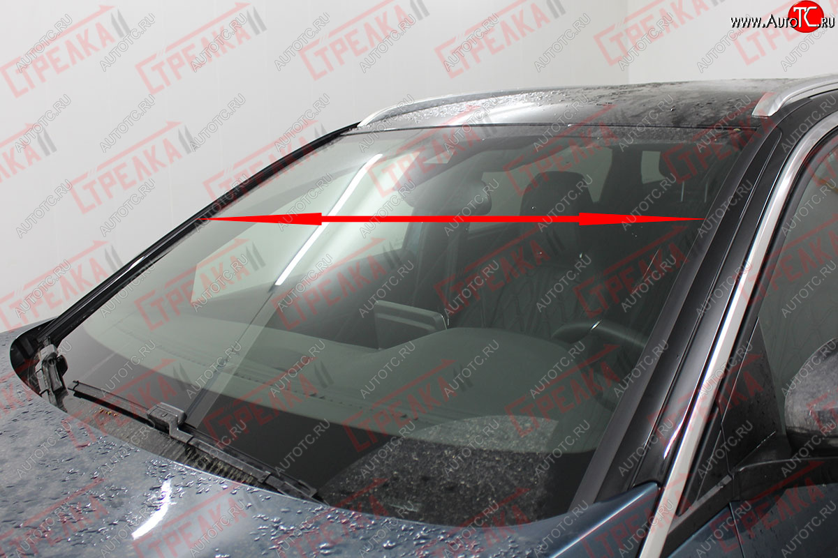 1 699 р. Водостоки (дефлектора) лобового стекла Стрелка 11  Peugeot 5008  T87 (2017-2025) дорестайлинг, рестайлинг  с доставкой в г. Майкоп