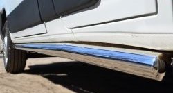 79 999 р. Защита порогов из круглой трубы диаметром 63 мм L1H1 (рестайлинг) Russtal Peugeot Boxer 250 (2006-2014) (Защита порогов с заглушками на торцах (вариант 2))  с доставкой в г. Майкоп. Увеличить фотографию 5