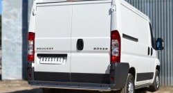 79 999 р. Защита порогов из круглой трубы диаметром 63 мм L1H1 (рестайлинг) Russtal Peugeot Boxer 250 (2006-2014) (Защита порогов с заглушками на торцах (вариант 2))  с доставкой в г. Майкоп. Увеличить фотографию 6