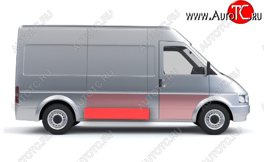 1 489 р. Правая средняя нижняя боковая панель (ремонтная) Wisentbull Peugeot Boxer 244 (2002-2006)  с доставкой в г. Майкоп