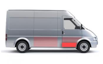 1 189 р. Панель правой двери нижняя (ремонтная) Wisentbull Peugeot Boxer 230 (1994-2002)  с доставкой в г. Майкоп. Увеличить фотографию 2